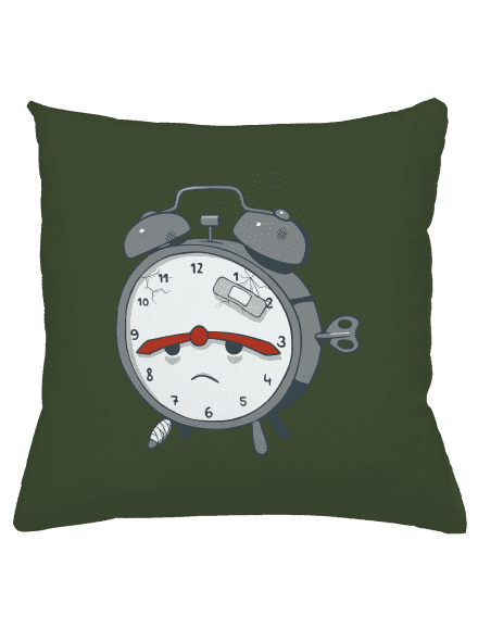 Ébresztőóra párna Olive Green