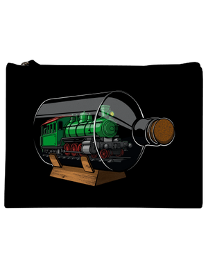 Mozdony egy palackban kis táska Black