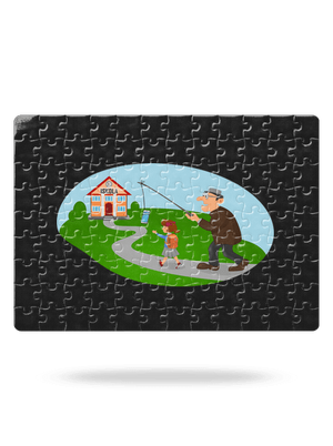 Vissza az iskolába kirakós White