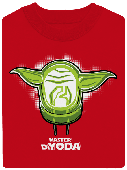 Master DiYoda unisex crewneck Red