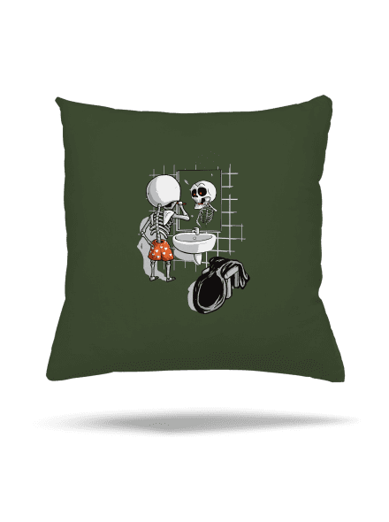 Jó reggelt kívánok párna Olive Green