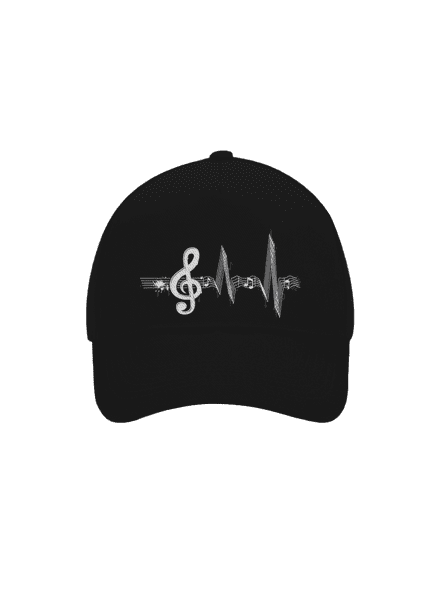 A zene az életem baseballsapka Black