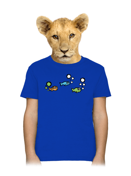 Baleset gyerek póló Royal Blue