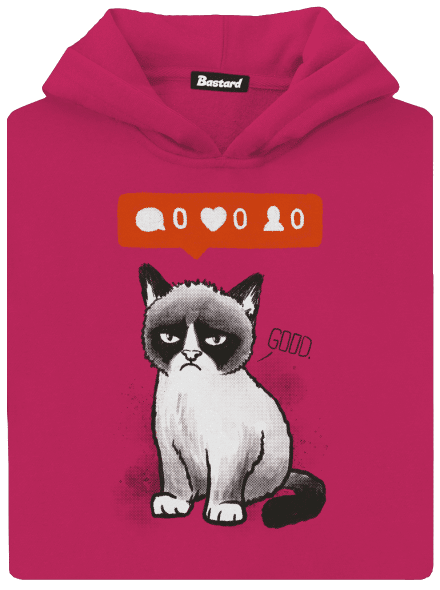 Grumpy gyerek kenguruzsebes pulóver Hot Pink