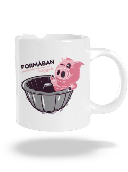Formában nagy bögre White