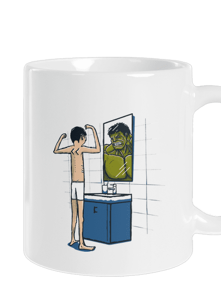 Hulk hagyományos bögre White