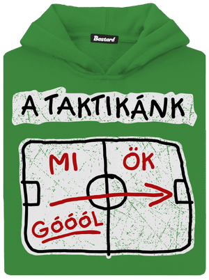 A taktikánk gyerek kenguruzsebes pulóver Kelly Green AWD