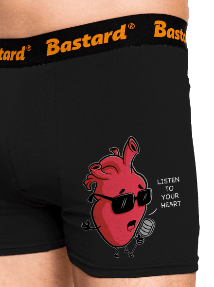 Listen to your heart boxeralsó Black