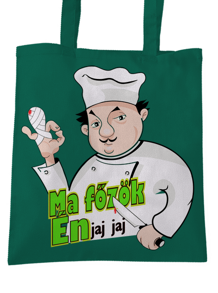 Ma főzök én táska Bottle Green