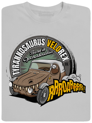 Tyrannosaurus Velorex férfi póló Pacific Grey