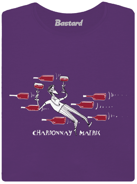 Chardonnay matrix prémium női póló Purple