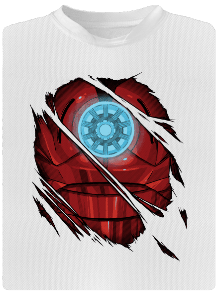 Ironman férfi sportpóló White