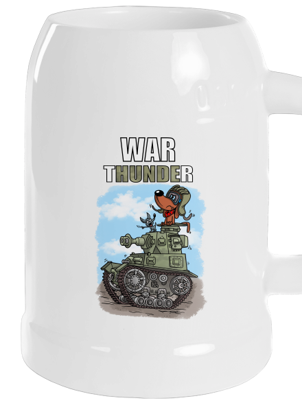 War Hunde söröskorsó White