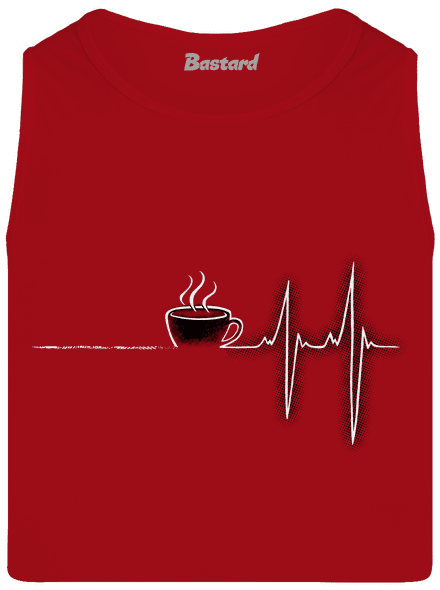 Coffee help férfi trikó Red