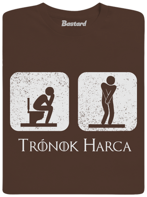 Trónok Harca férfi póló Brown