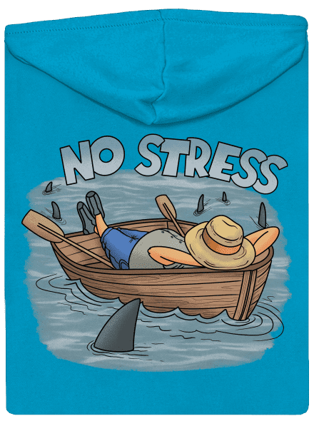 No stress cipzáras női pulóver Blue Atol