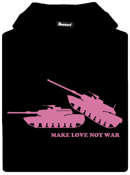 Tankok gyerek kenguruzsebes pulóver Black