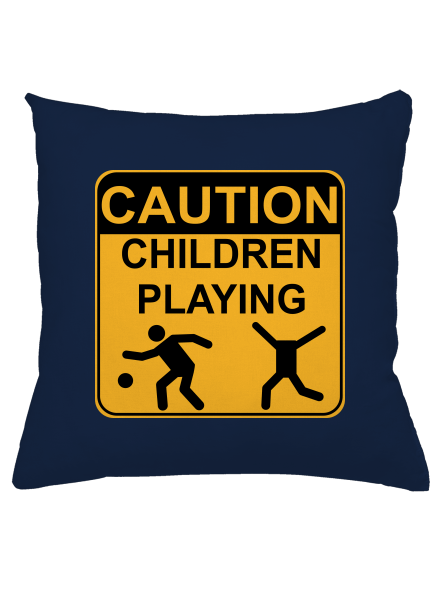 Children Playing párna Dark Navy