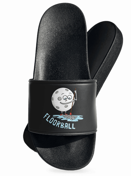Floorball papucs Black