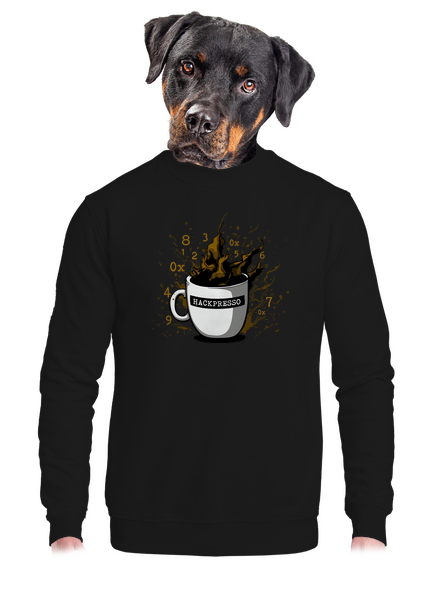 Hackpresso  unisex crewneck Black