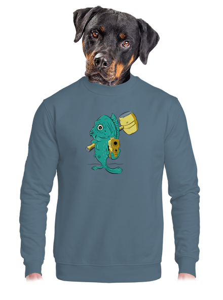 Utolsó karácsony este unisex crewneck Nordic Blue