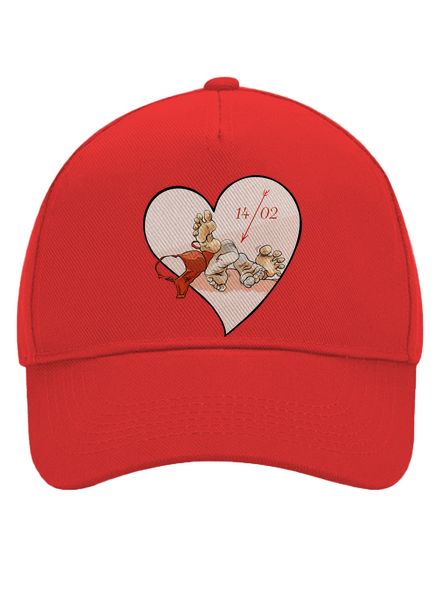 Négy láb között baseballsapka Classic Red