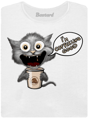 I’m coffeeling good prémium női póló White