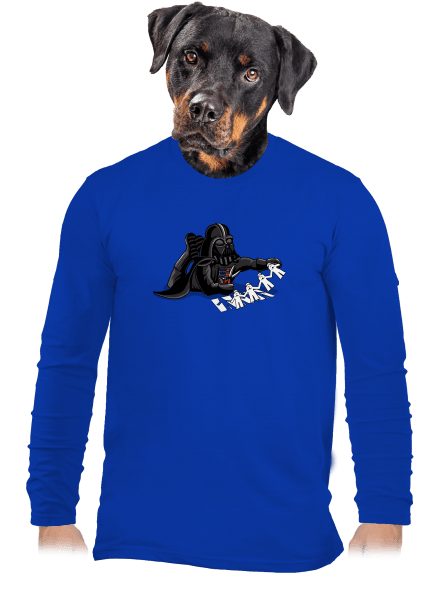 Trooper klónozás férfi hosszú ujjú póló Royal Blue