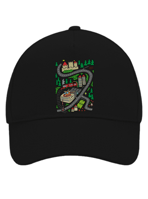 Úton baseballsapka Black