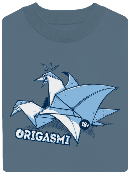 Origasmi unisex crewneck Nordic Blue
