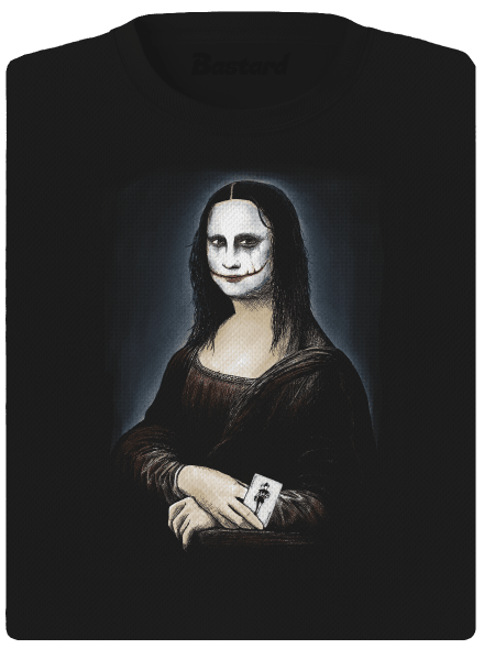 Mona Joker Lisa női sportpóló Black