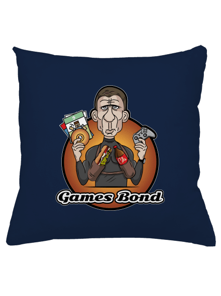 Games Bond párna Dark Navy
