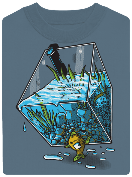  unisex crewneck Nordic Blue
