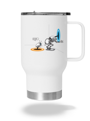 Portal surprise termosz bögre White