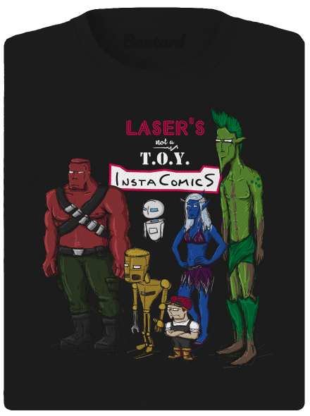 Laser's not a toy női sportpóló Black