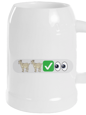 Emoji söröskorsó White