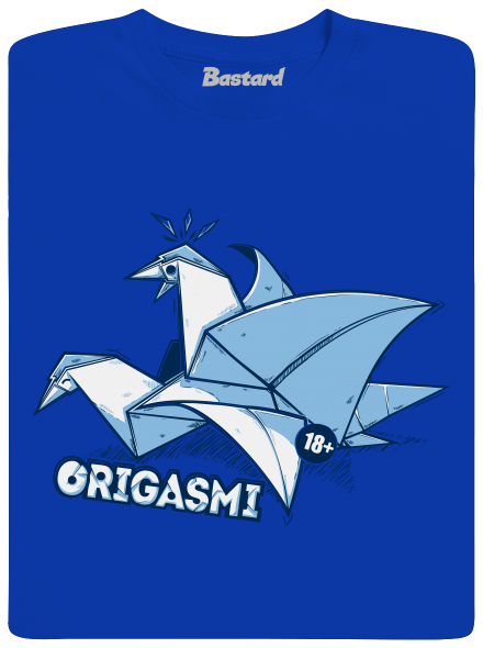 Origasmi férfi hosszú ujjú póló Royal Blue