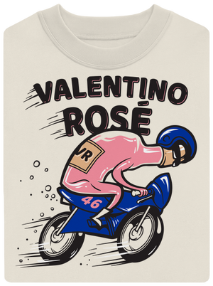 Valentino Rosé unisex crewneck Off White