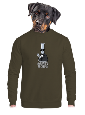 James Bong unisex crewneck Urban Khaki