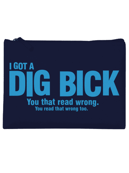Dig bick kis táska French Navy