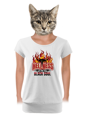 női póló elasztikus alsó szegéllyel