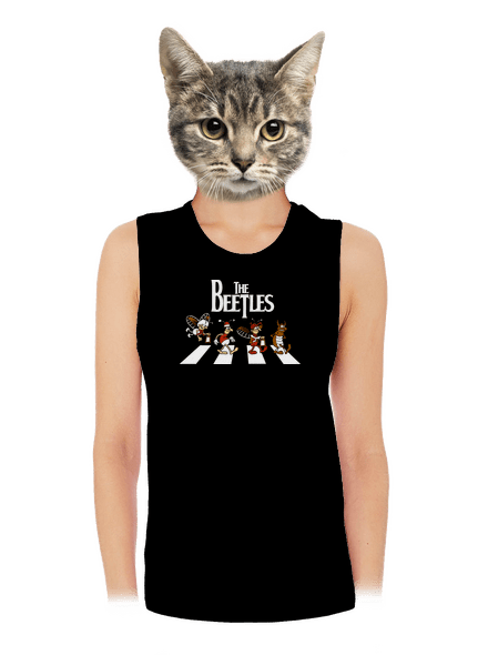 Beatles női bővített trikó Black