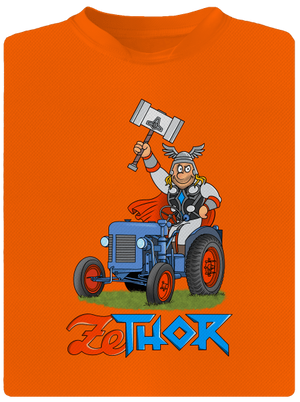 ZeThor gyerek sport póló Neon Orange