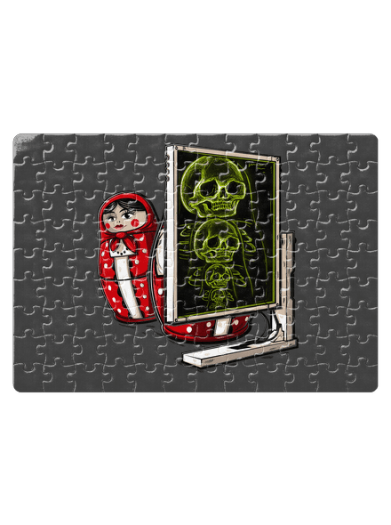 Röntgen Matryoshka kirakós White