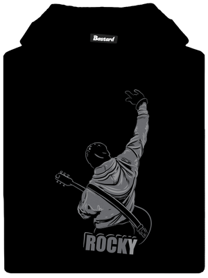 Rocky gyerek kenguruzsebes pulóver Black