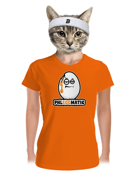Phleggmatic női sportpóló Neon Orange
