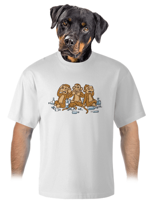 unisex túlméretezett póló