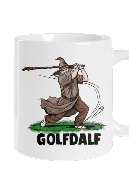Golfdalf hagyományos bögre White