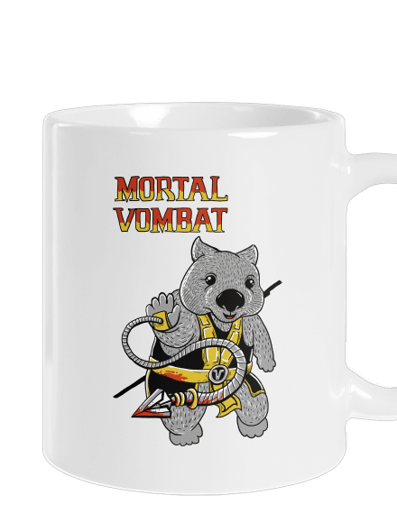 Mortal Vombat hagyományos bögre White
