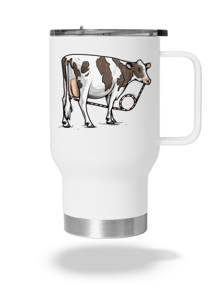 Cow drink termosz bögre White